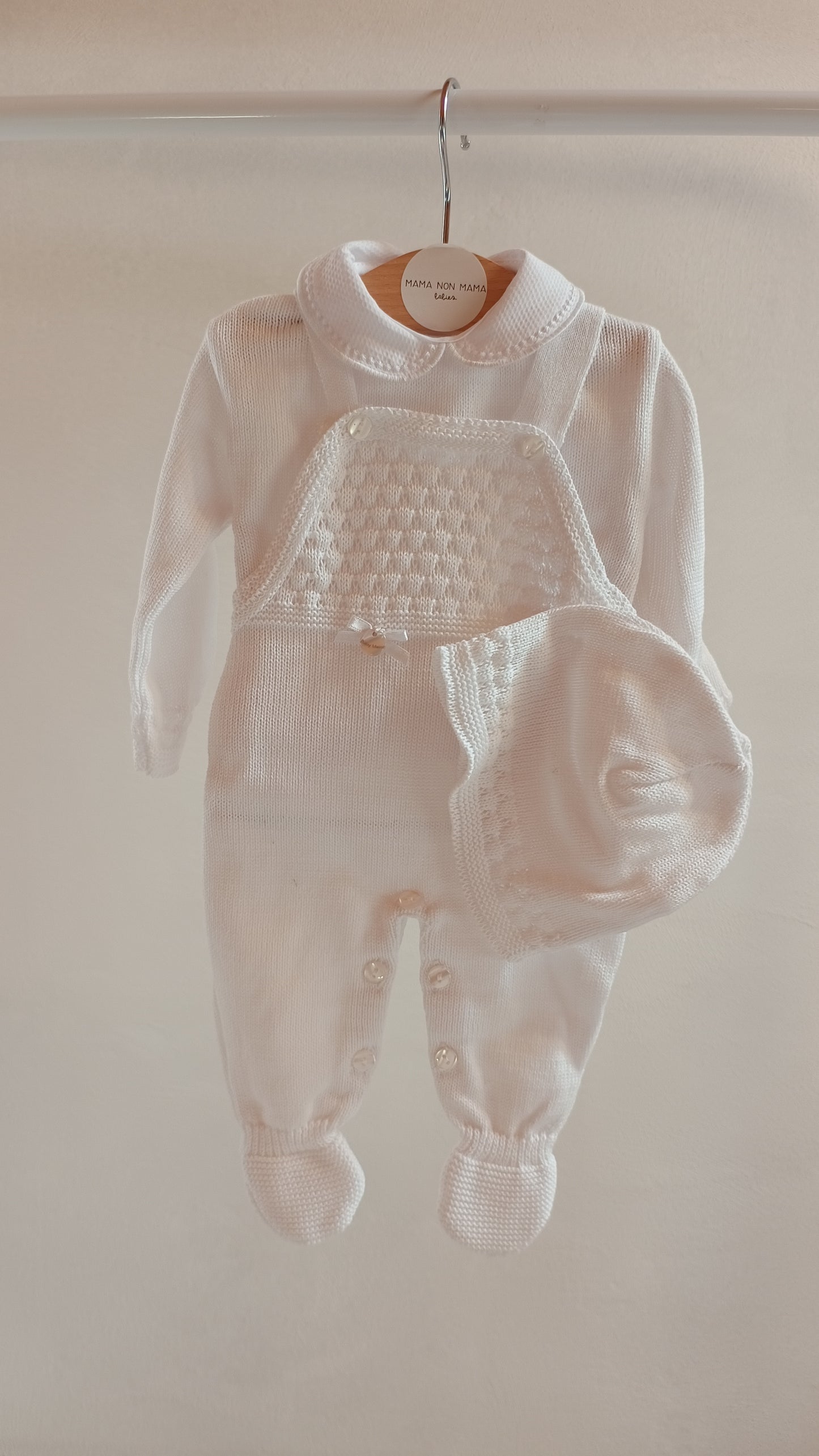 Completo 3 pezzi bianco P/E