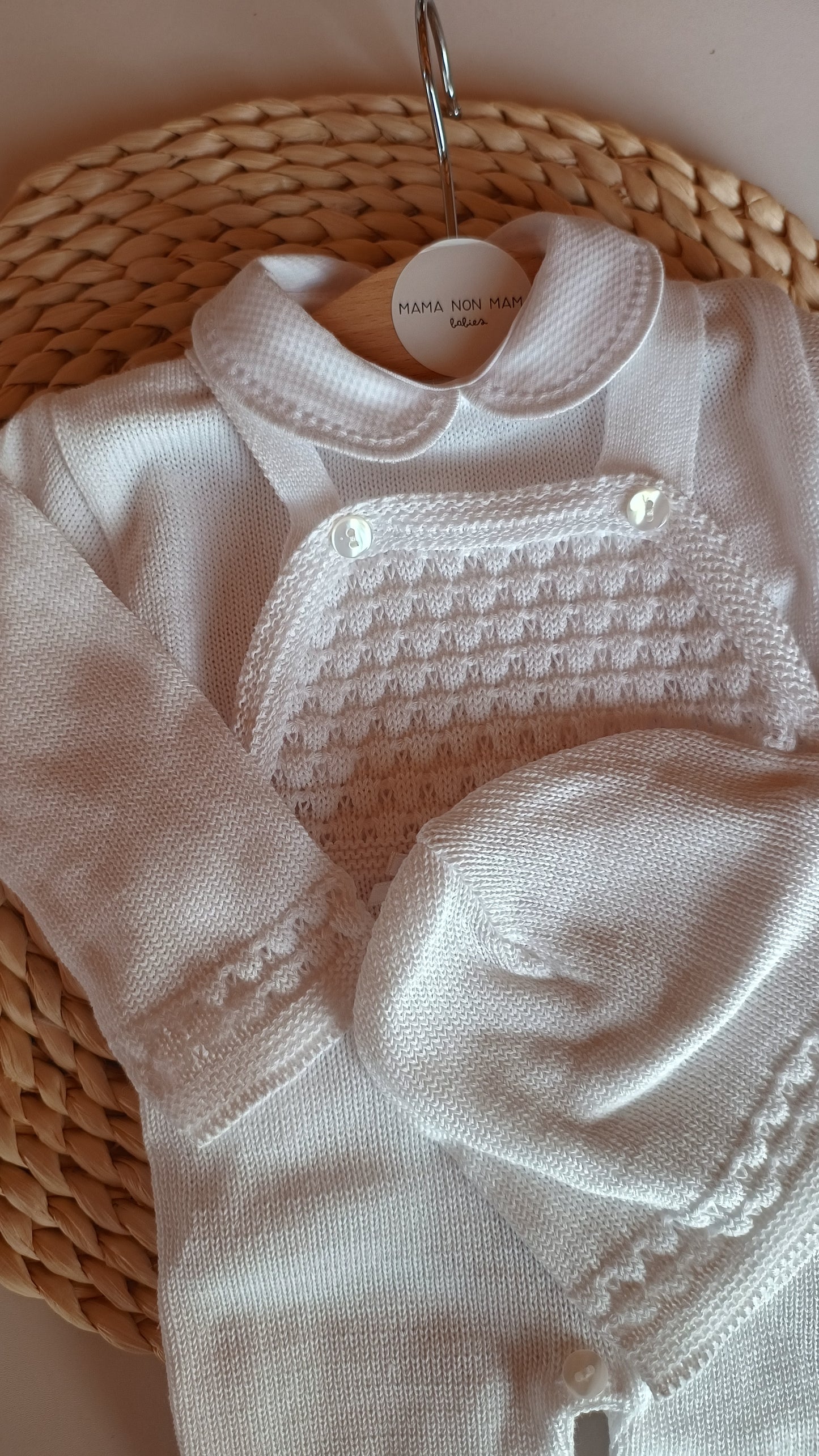 Completo 3 pezzi bianco P/E