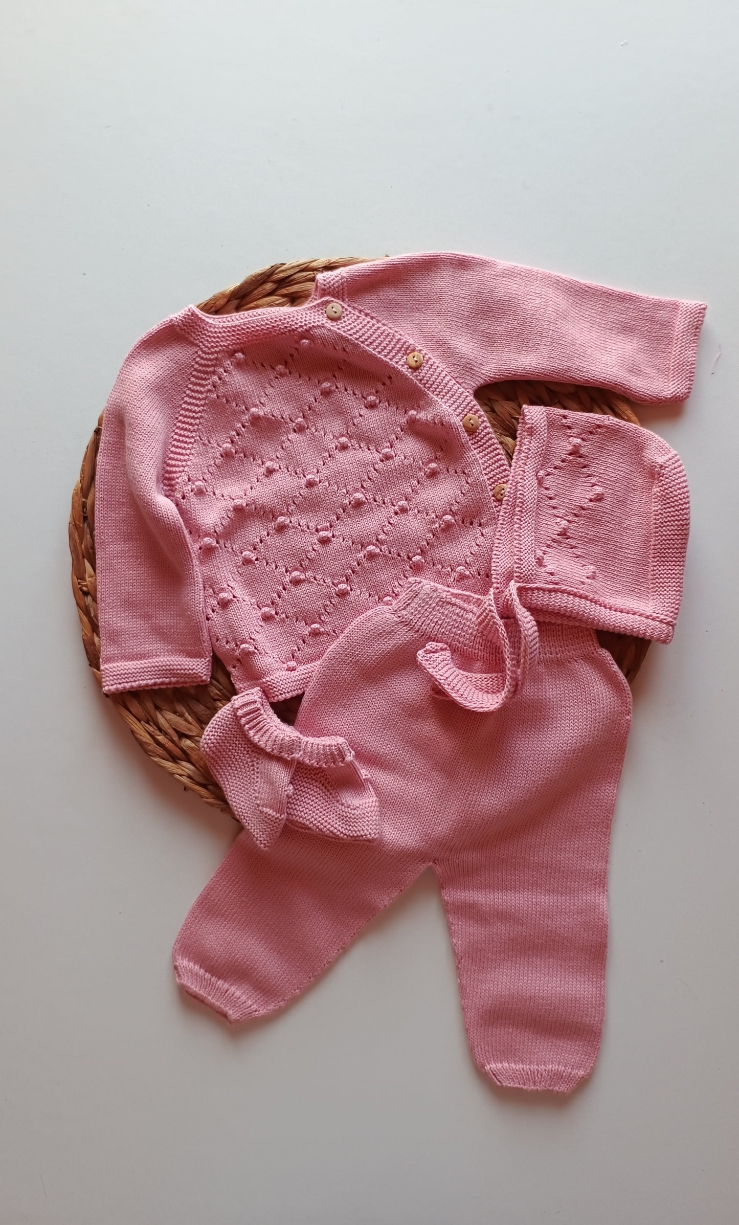 Completo PICCOLO DIAMANTE 4 pezzi cotone 100%