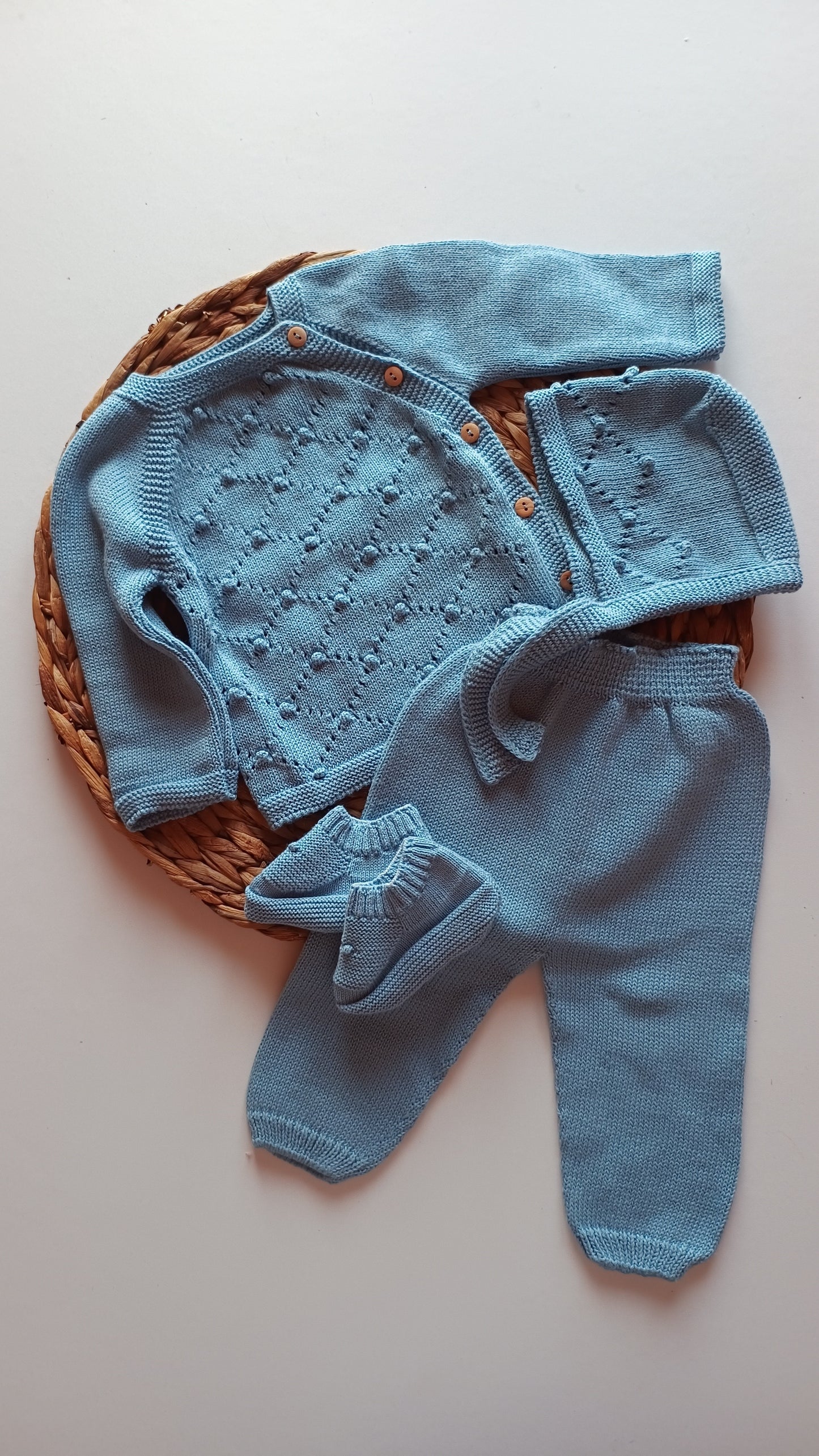 Completo PICCOLO DIAMANTE 4 pezzi cotone 100%