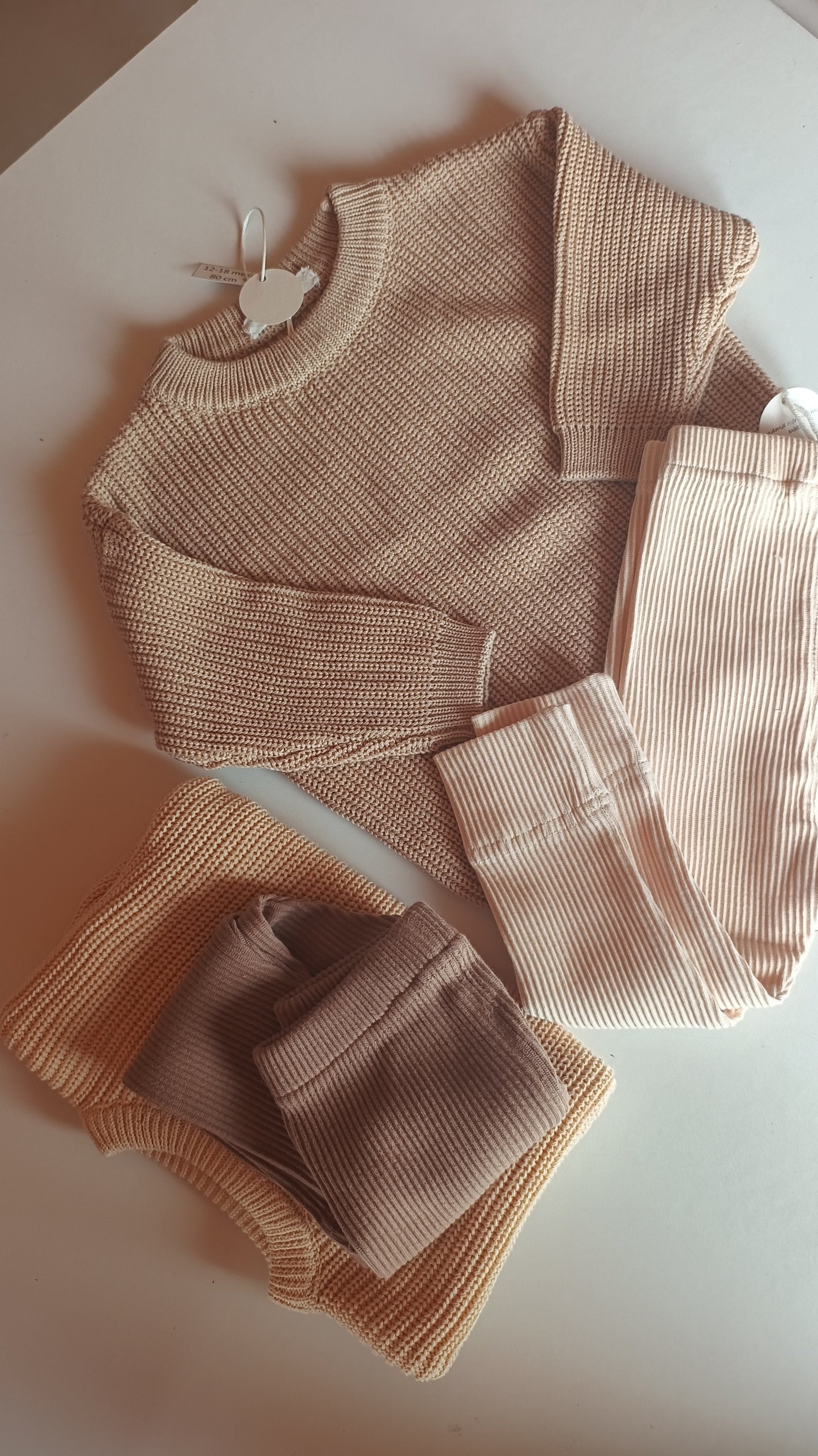 Look 2 pezzi cotone caldo 100% autunno/inverno