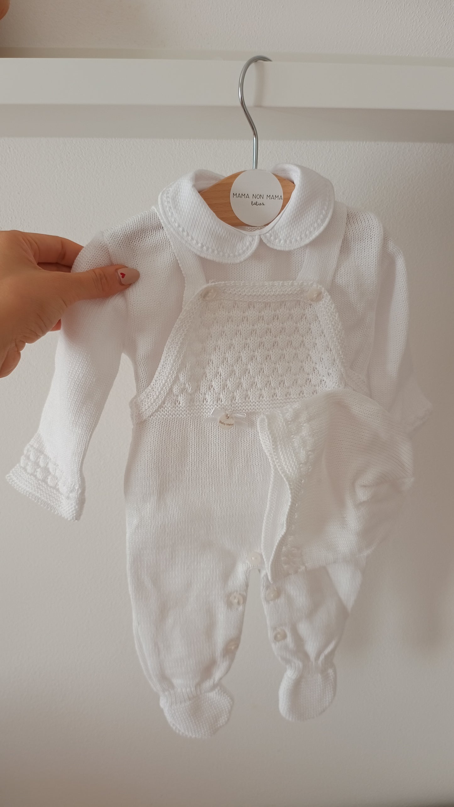 Completo 3 pezzi bianco P/E