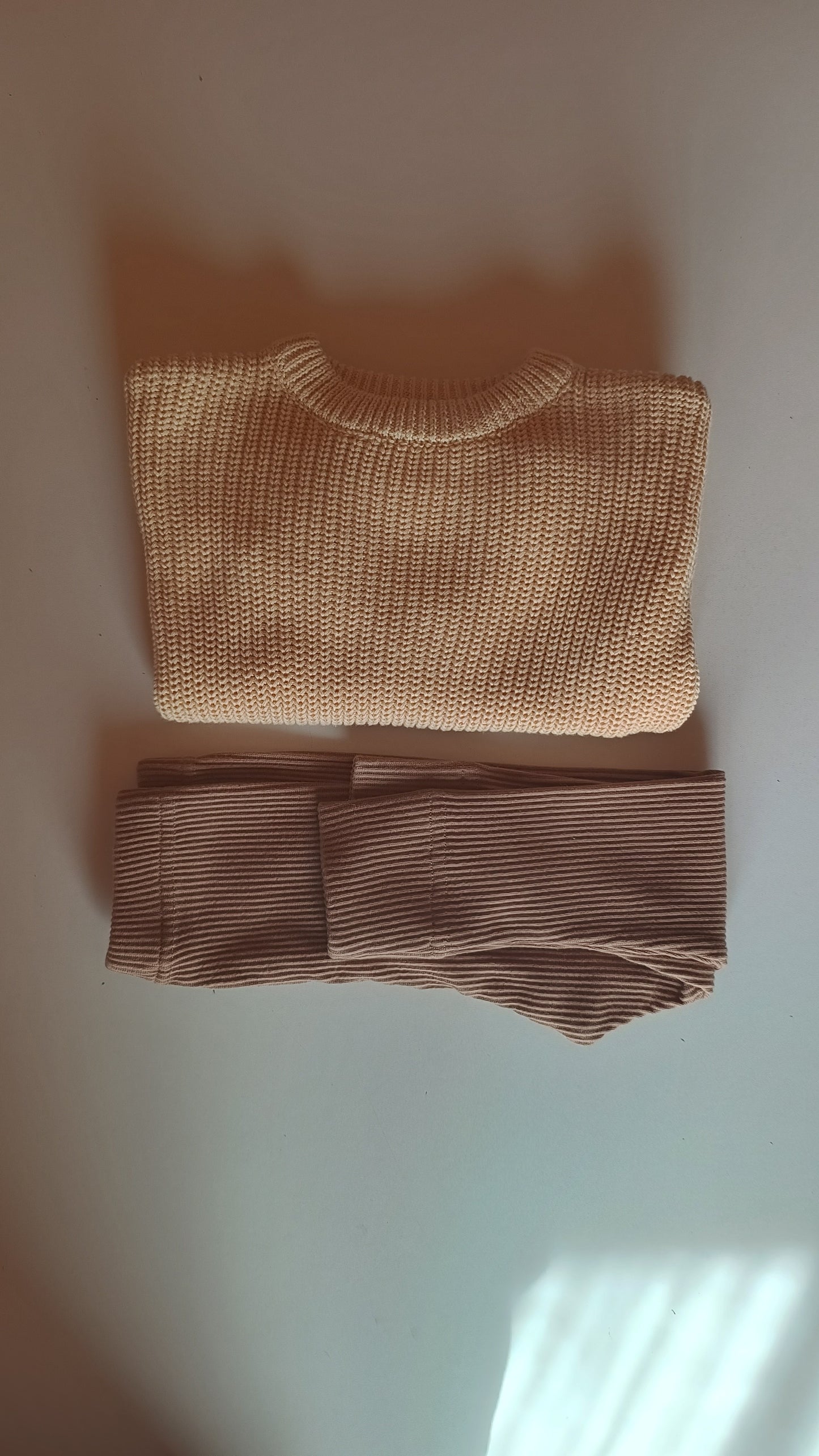 Look 2 pezzi cotone caldo 100% autunno/inverno