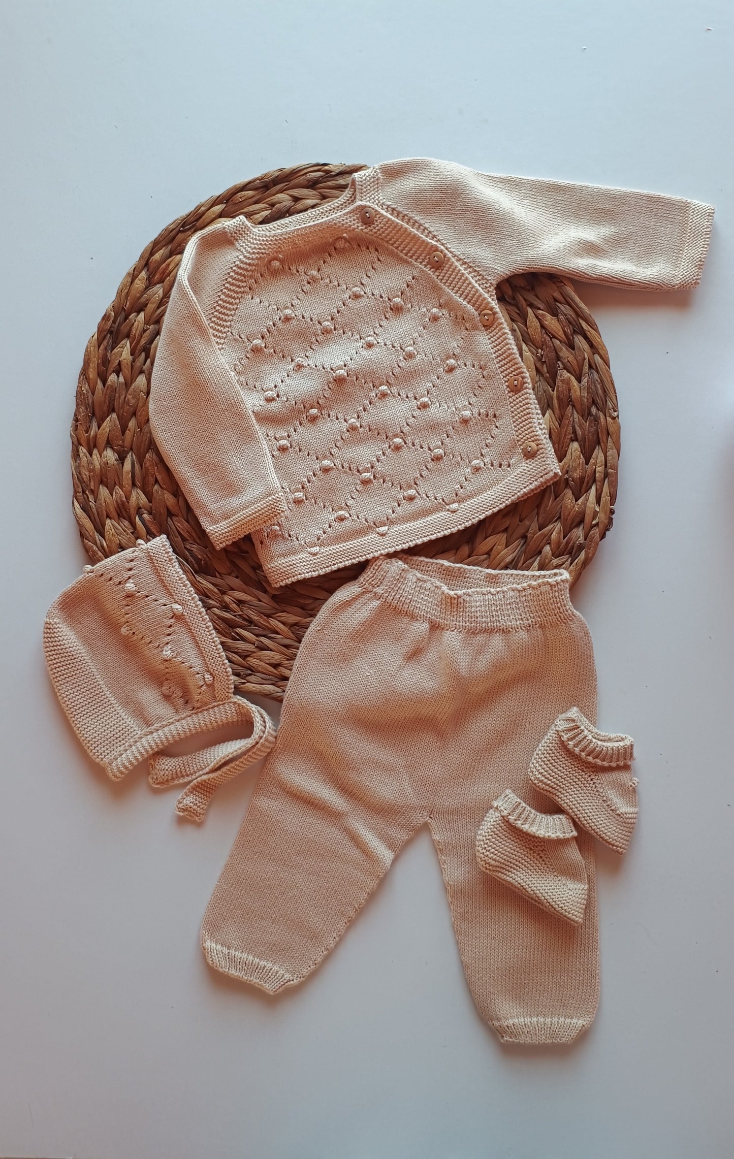 Completo PICCOLO DIAMANTE 4 pezzi cotone 100%