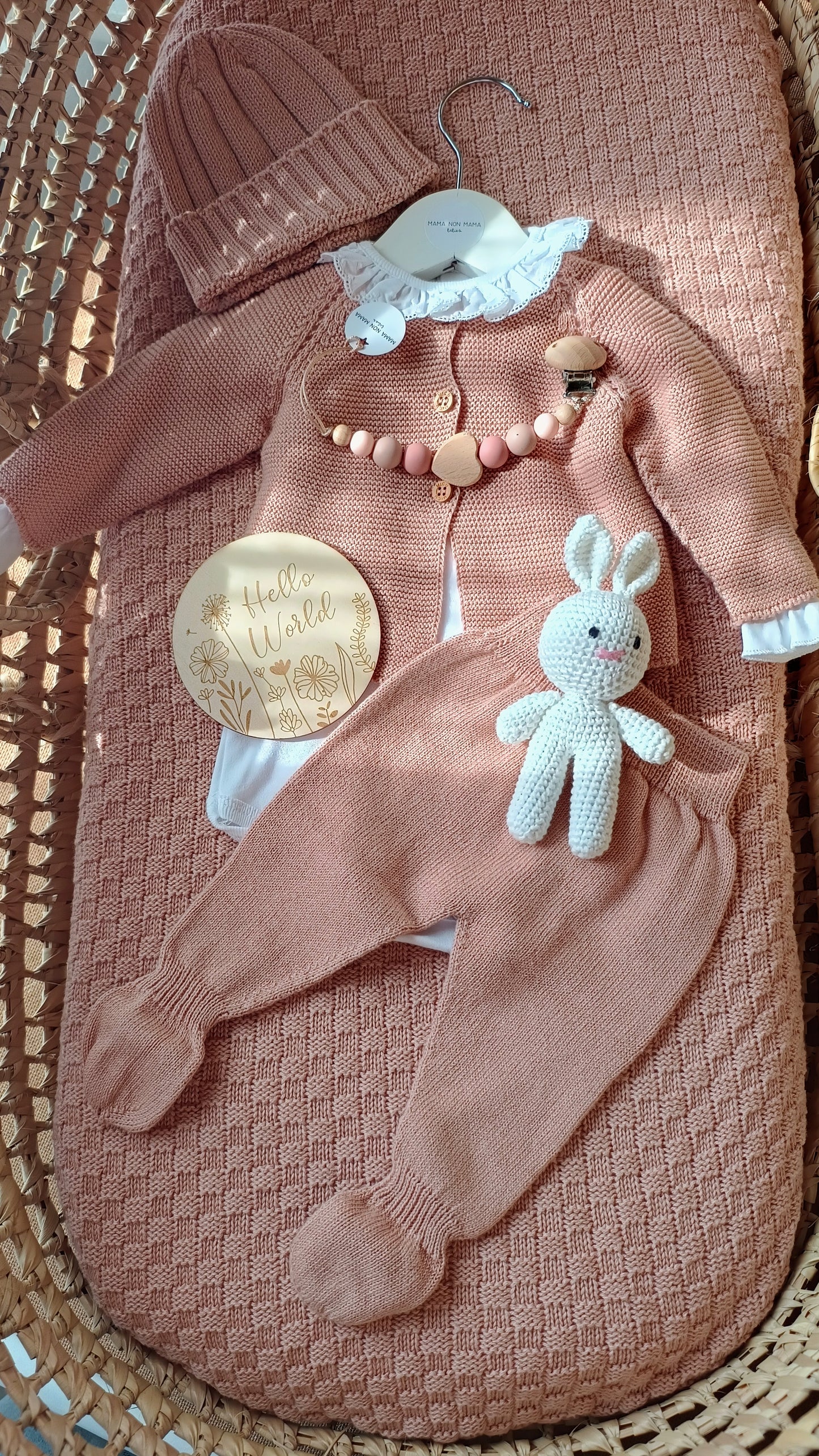 Completo ROSE 4 pezzi cotone biologico 🌱