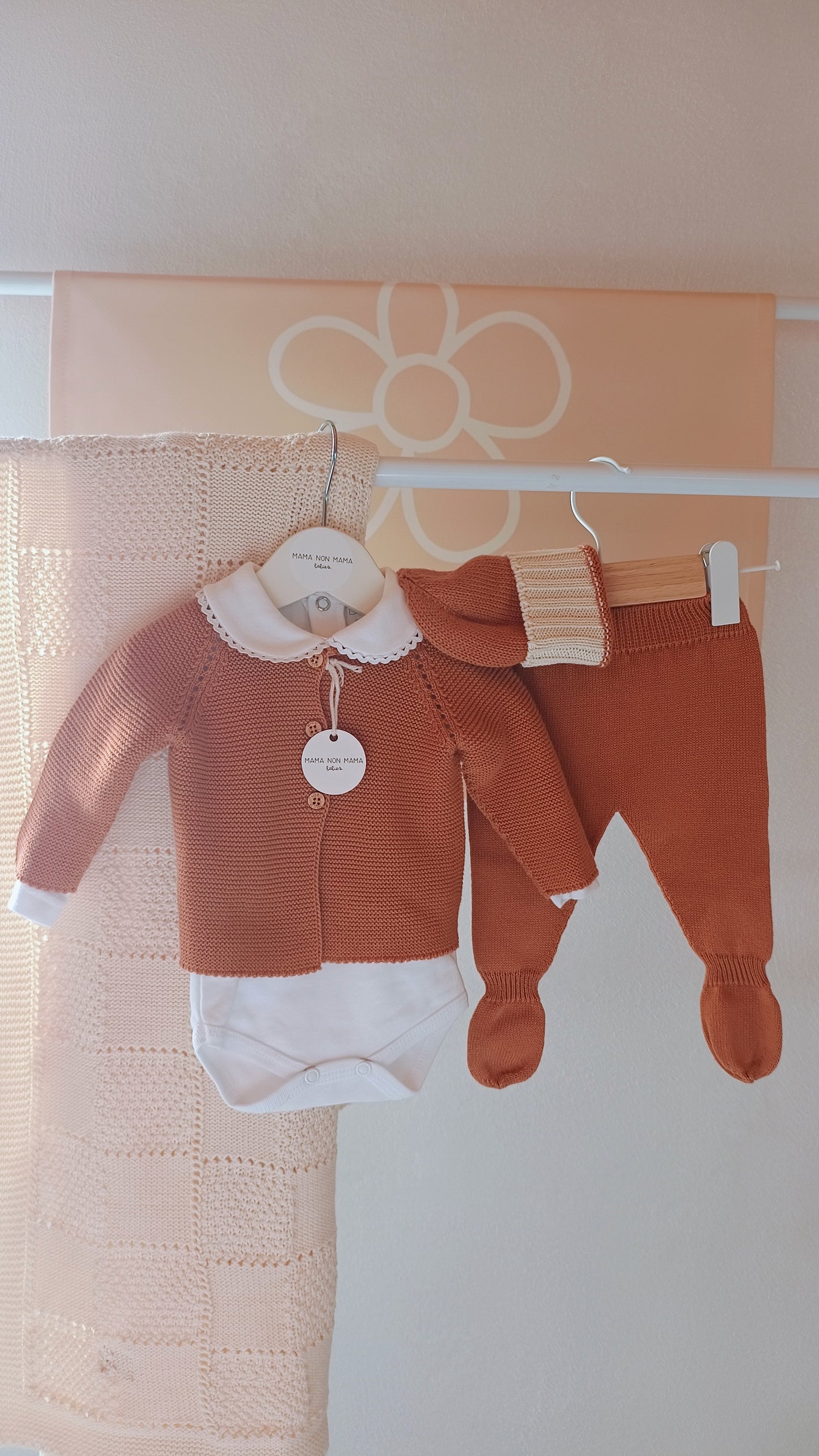 Completo Mattone 4 pezzi cotone biologico 🌱