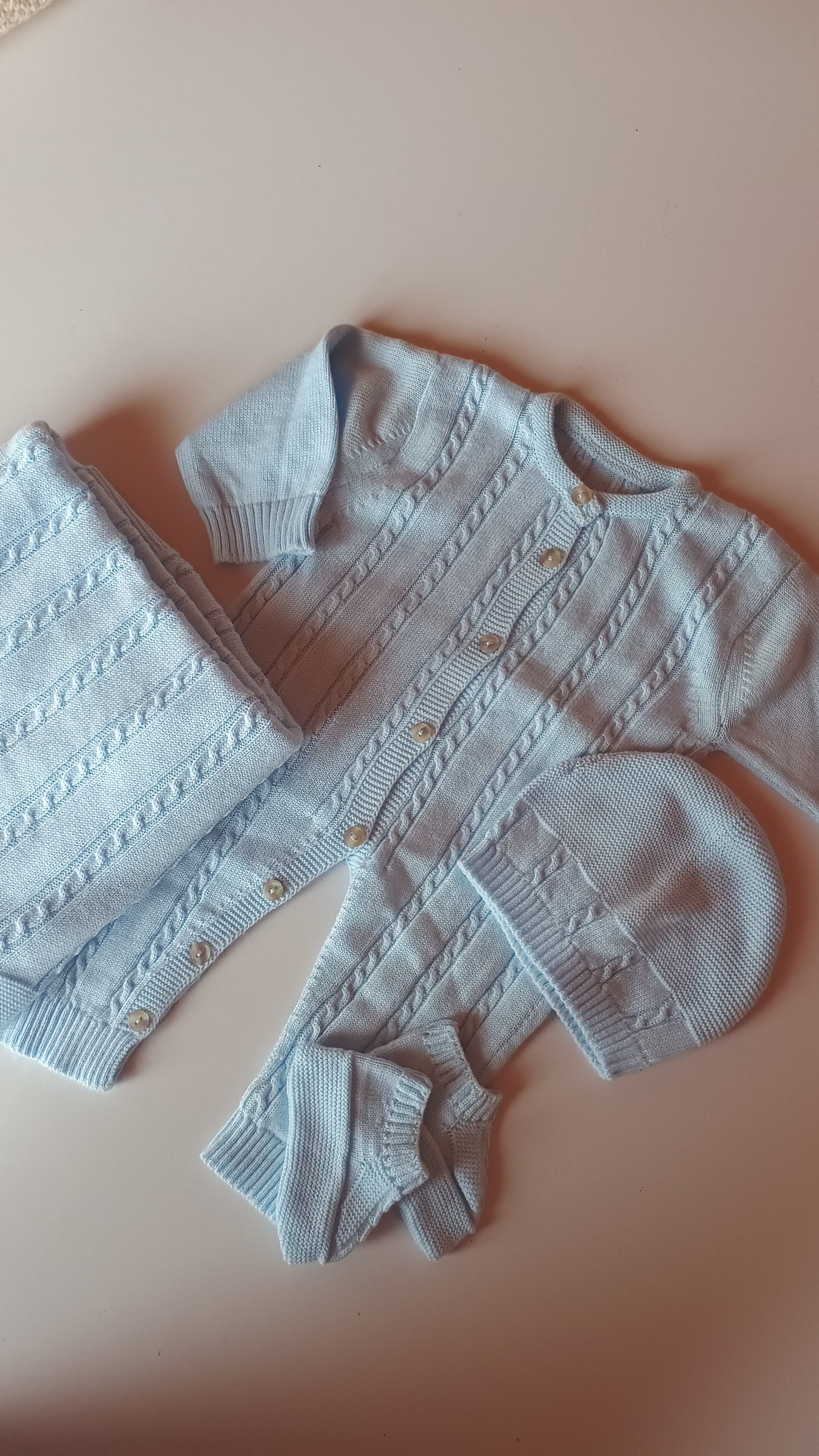 Set 4 pezzi TRECCIA cotone bio 🌱