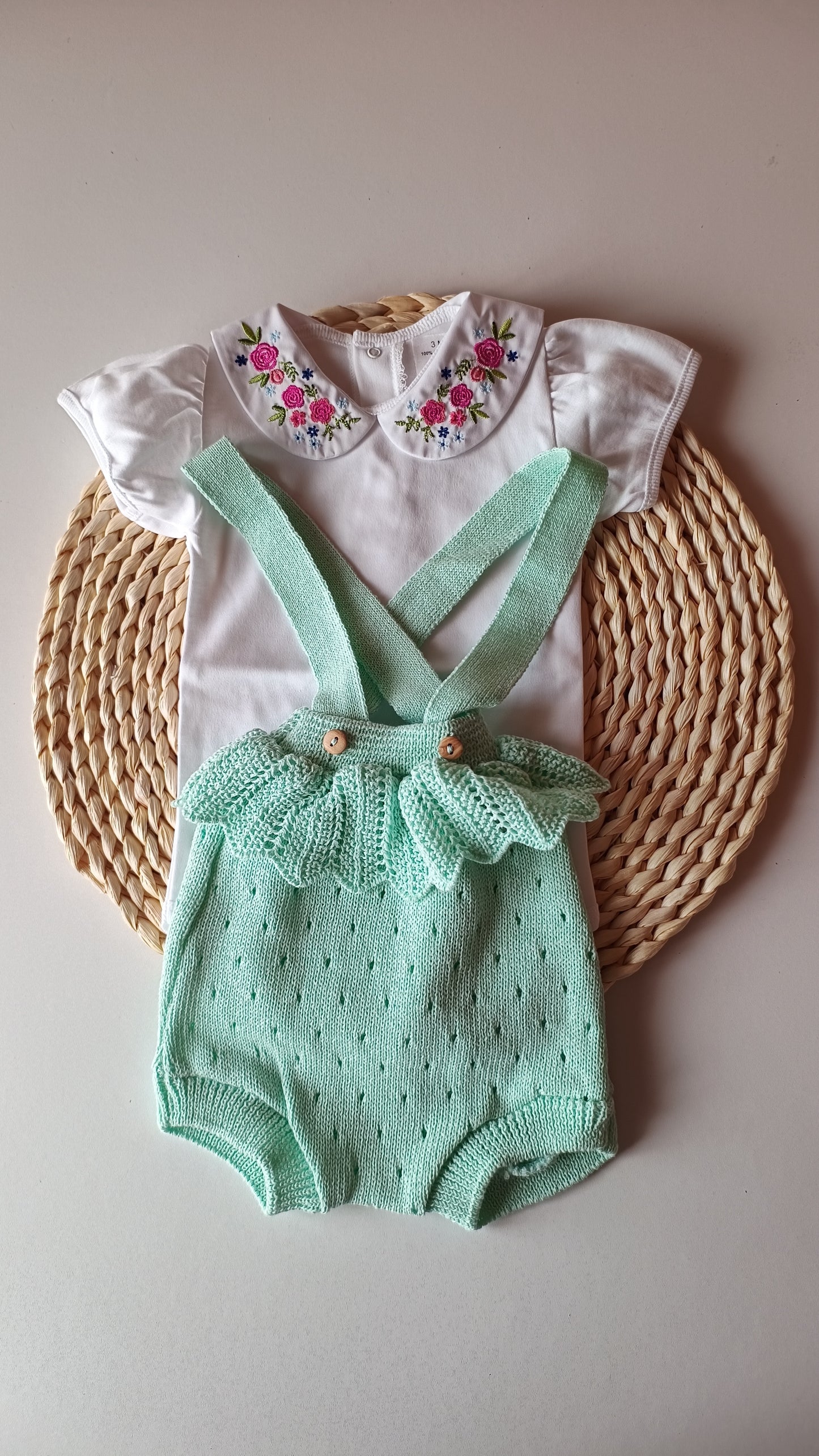 Completo FRAGOLINA body+salopette