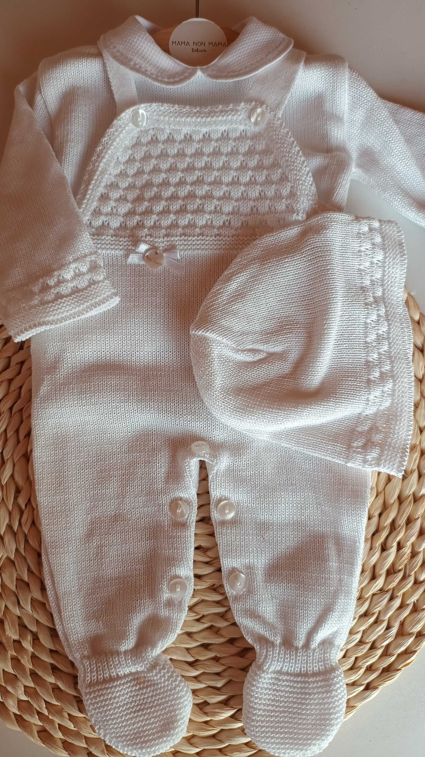 Completo 3 pezzi bianco P/E