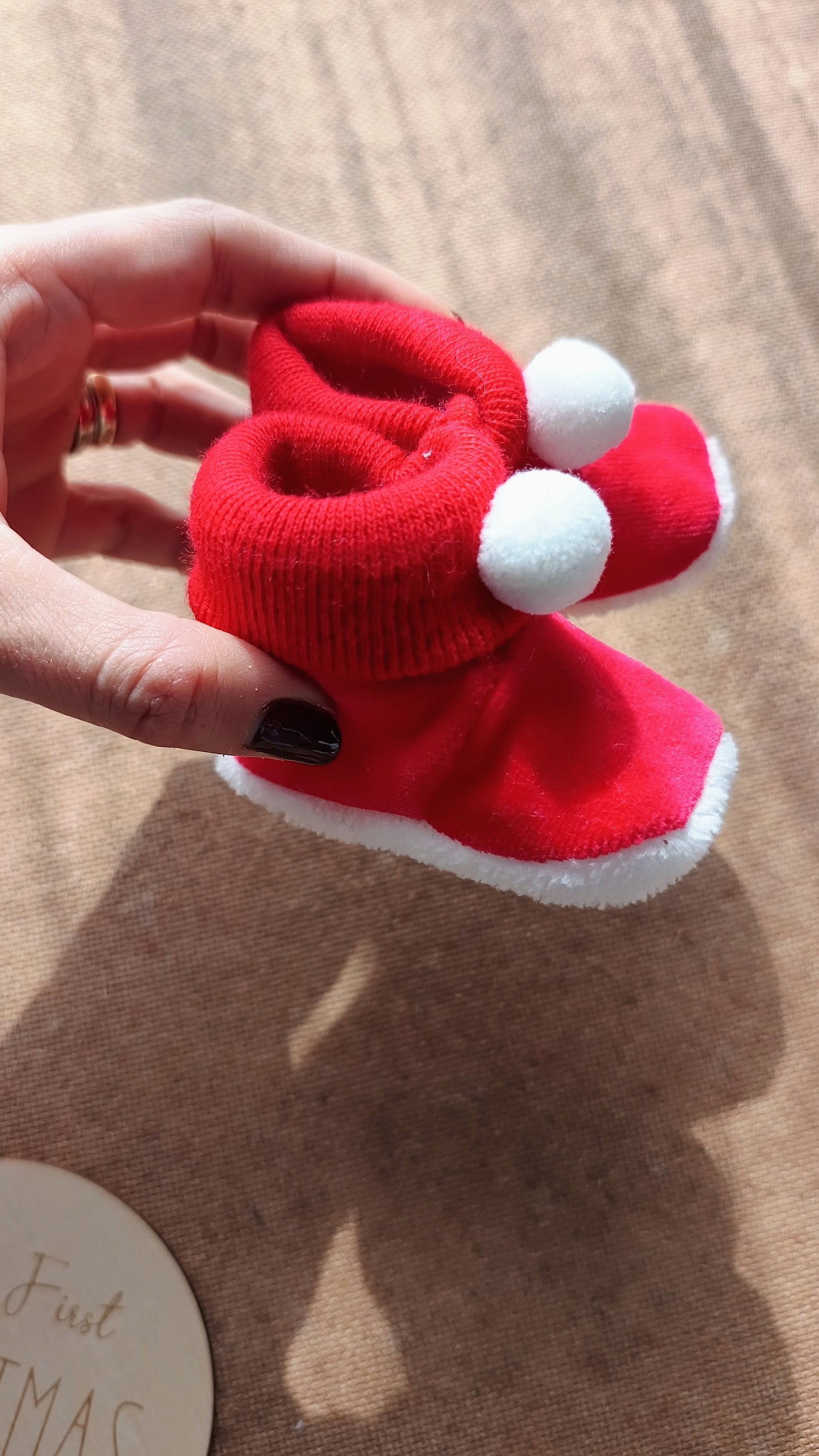 Scarpine natale 0-3 mesi🎄🎀