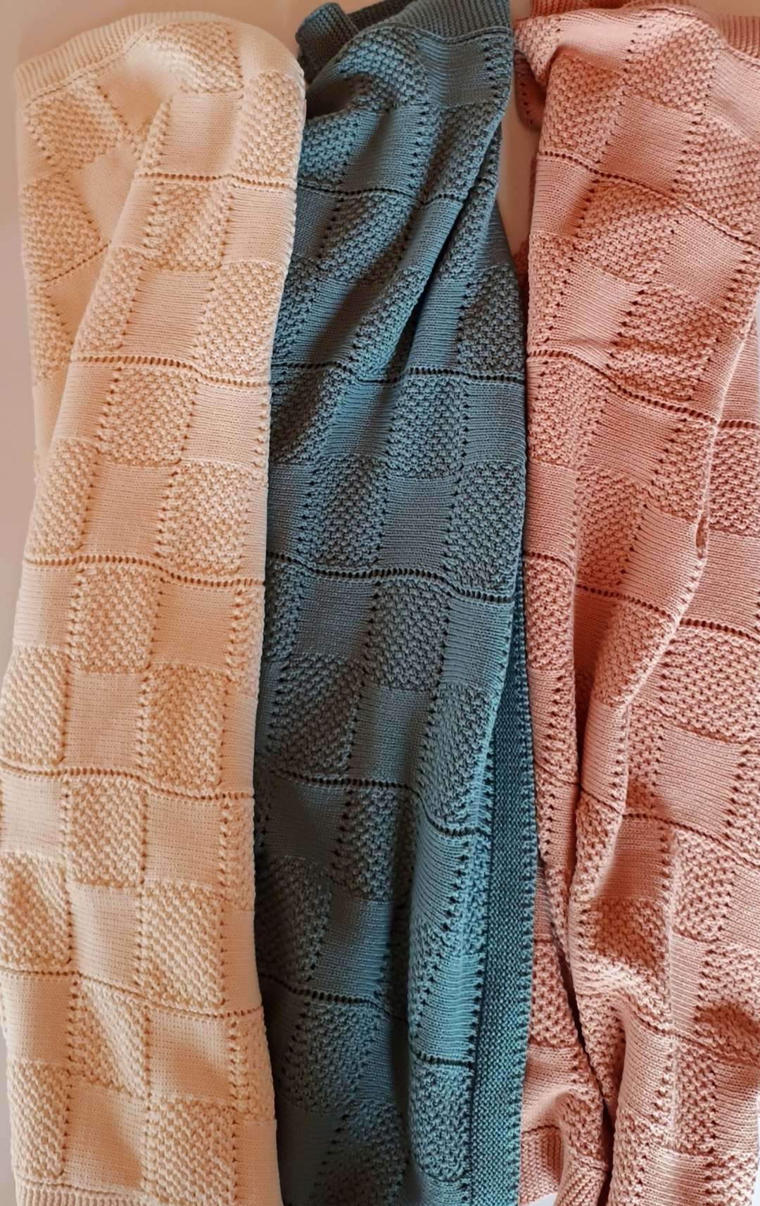 Coperta scacchi ESSENZIALE🌱cotone bio