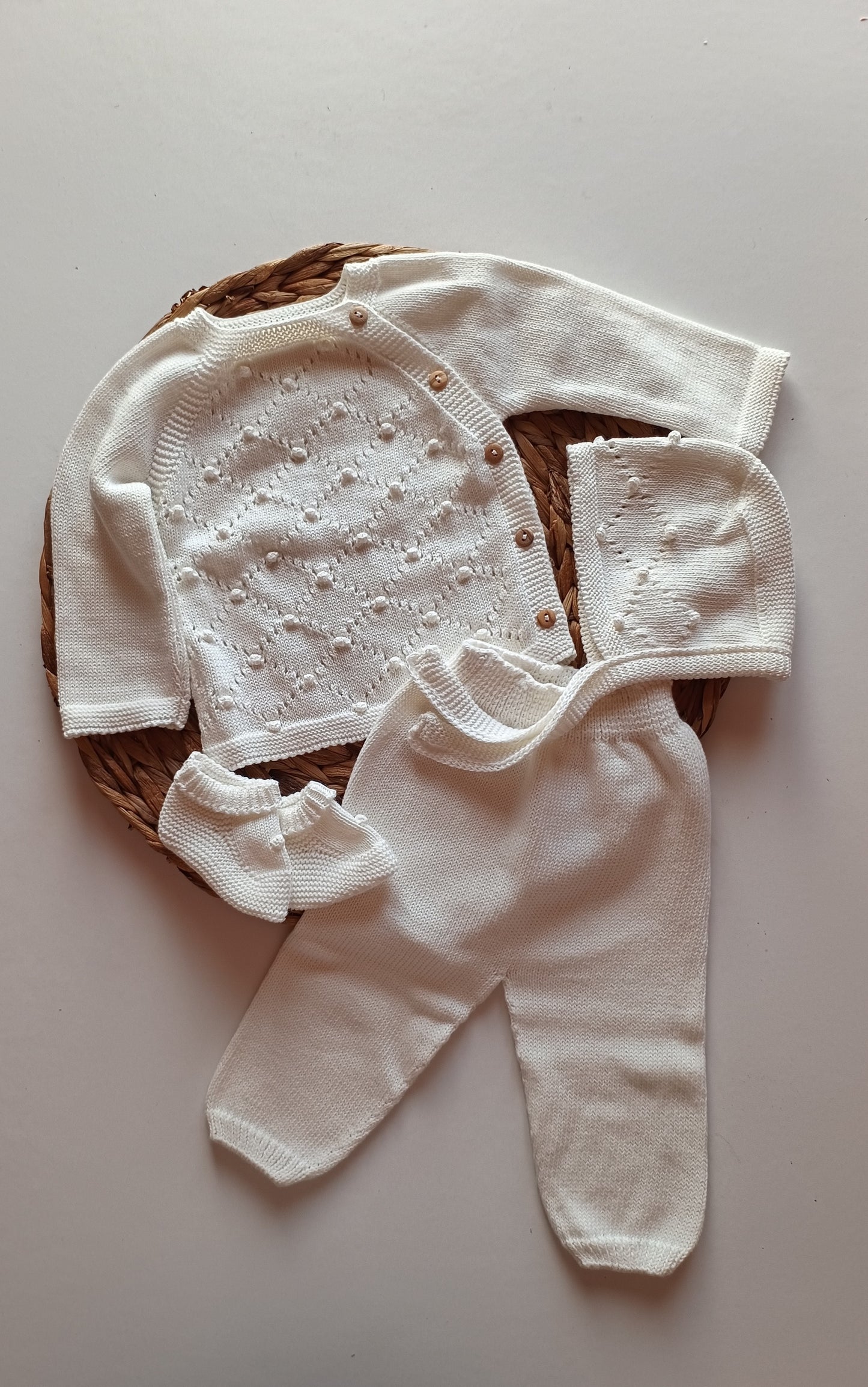 Completo PICCOLO DIAMANTE 4 pezzi cotone 100%