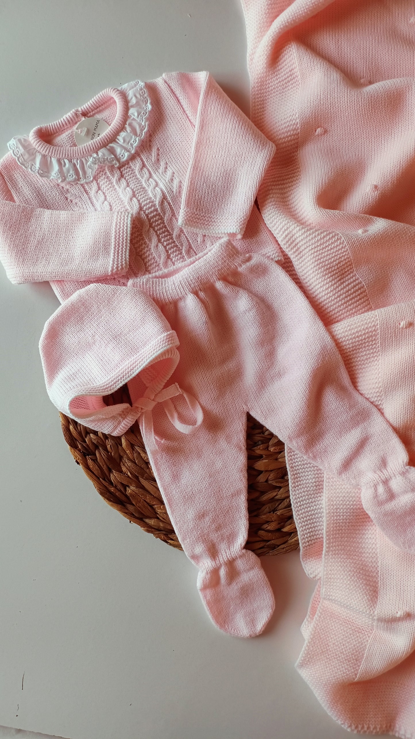 Set ROMANTICO ROSA 4 pezzi autunno/inverno