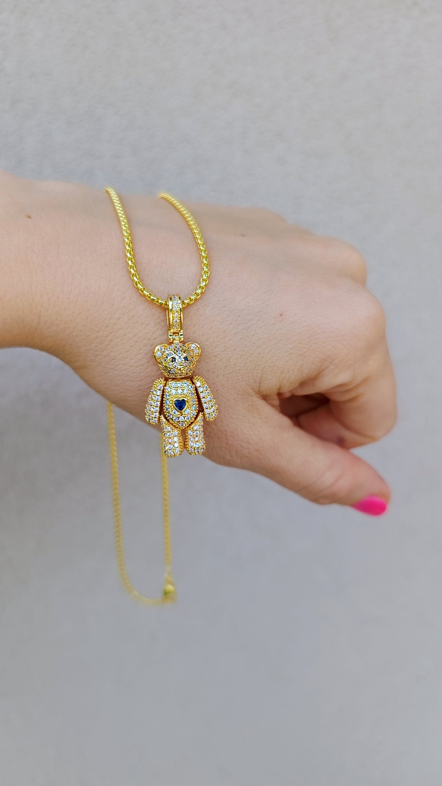 Collana orsetto CUORE