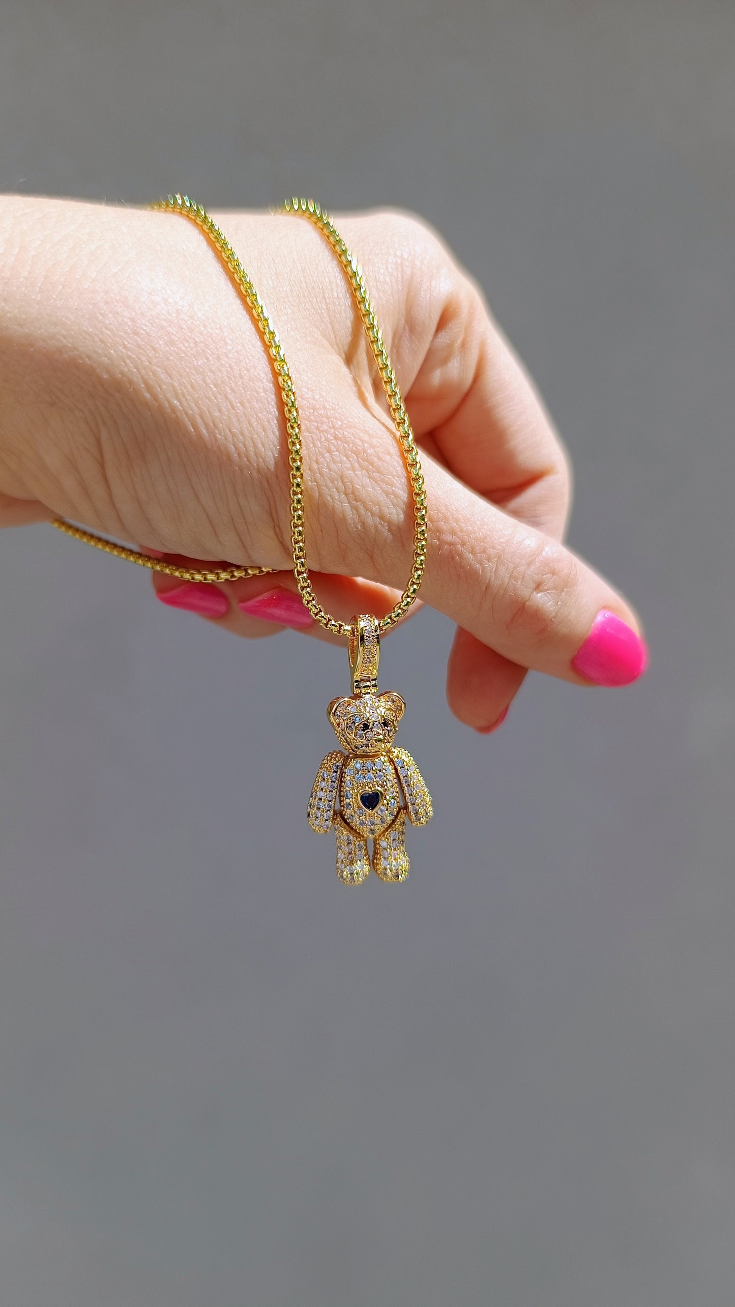 Collana orsetto CUORE