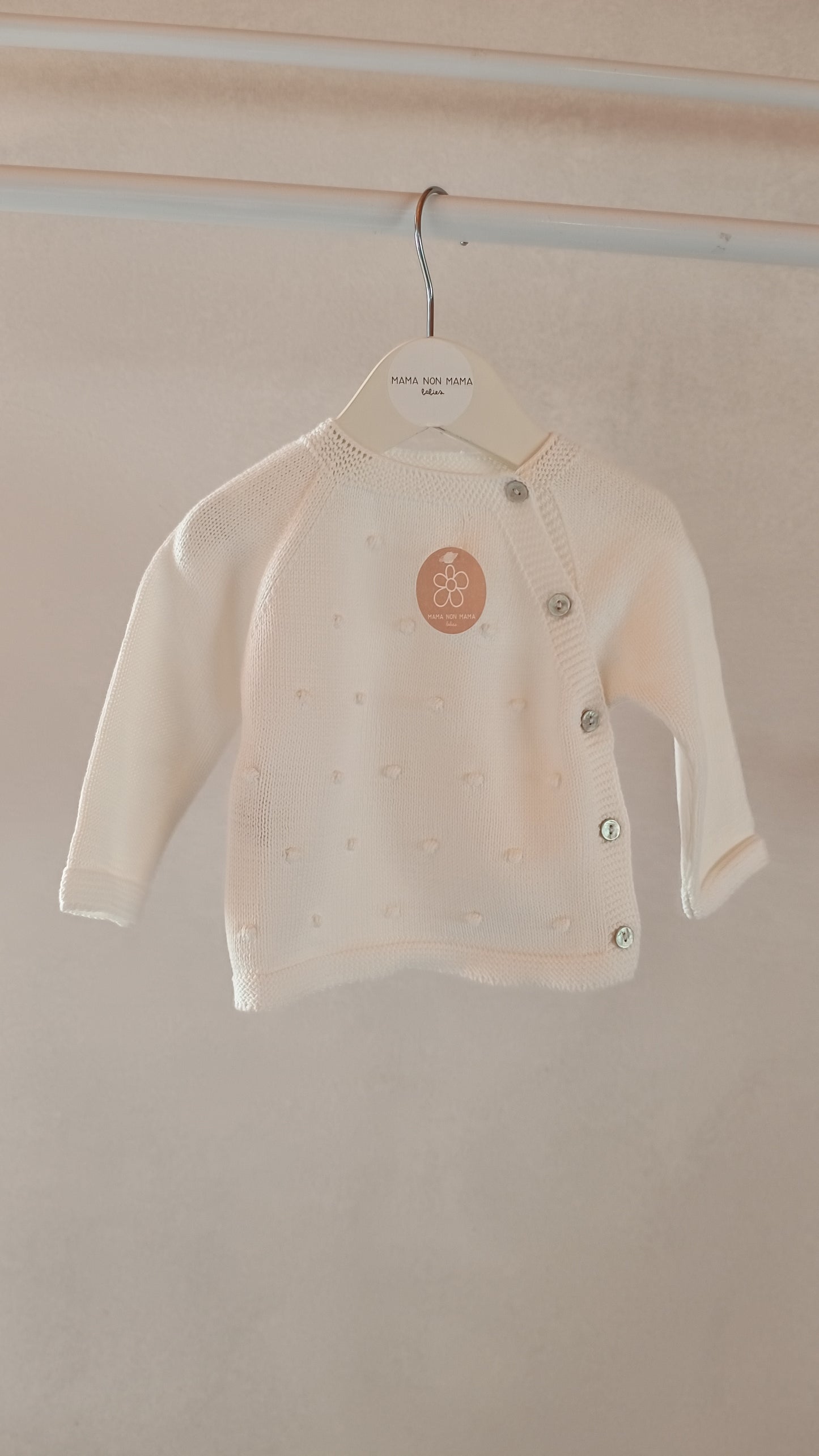 SET 3 pezzi PERLA bianco