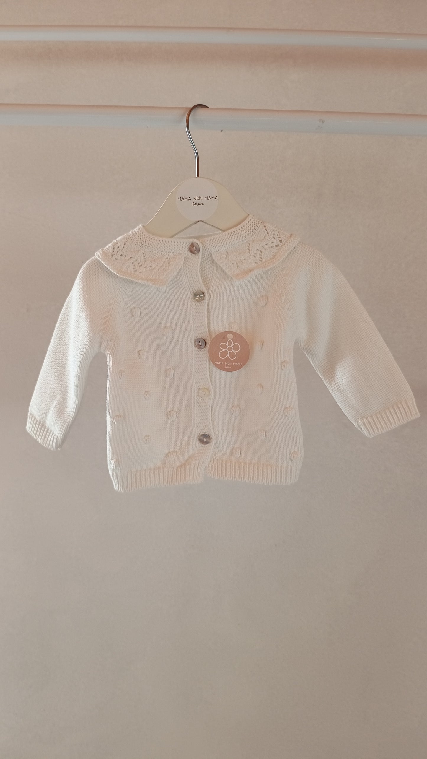 Completo colletto PERLA panna