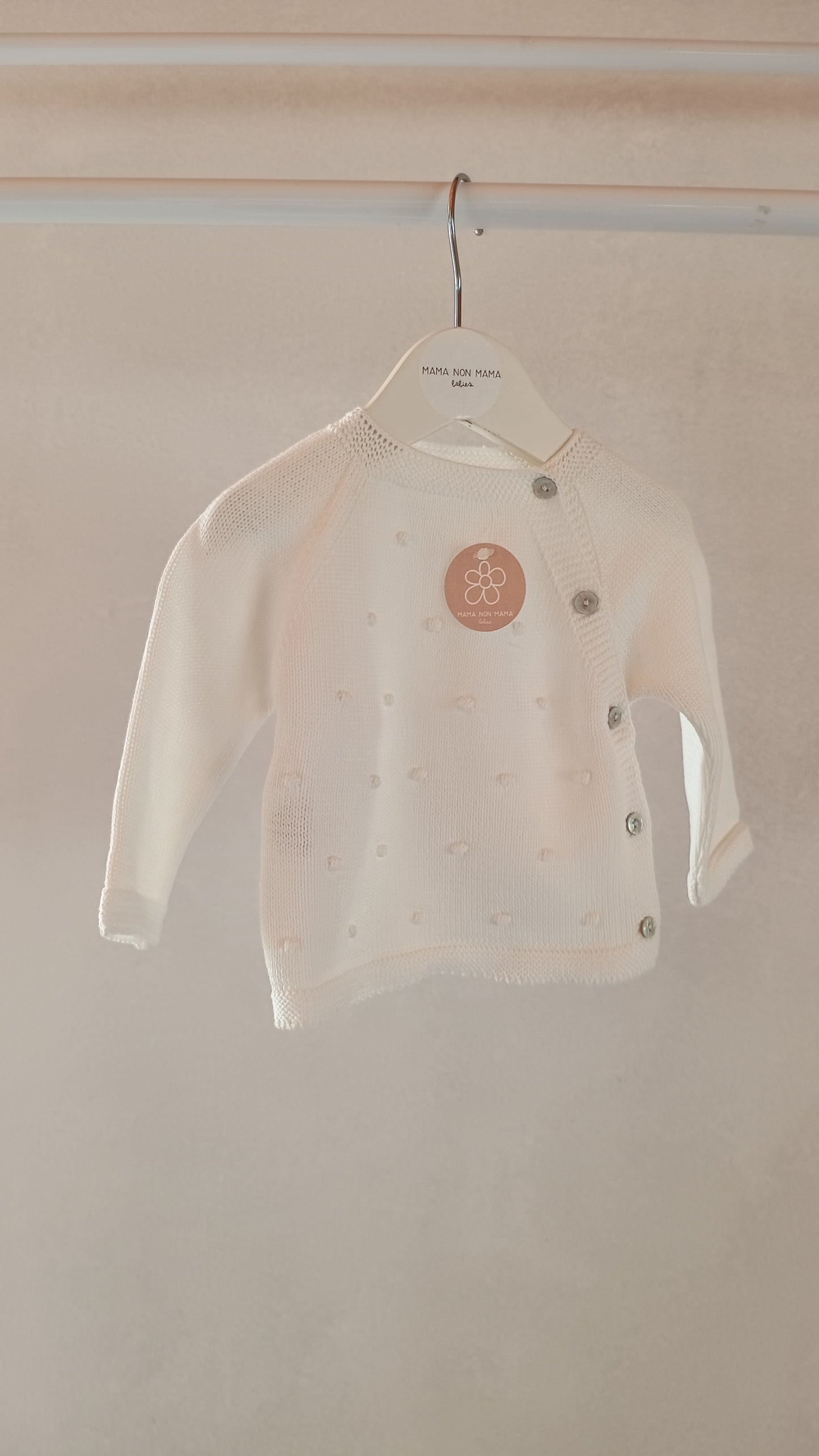 SET 3 pezzi PERLA bianco