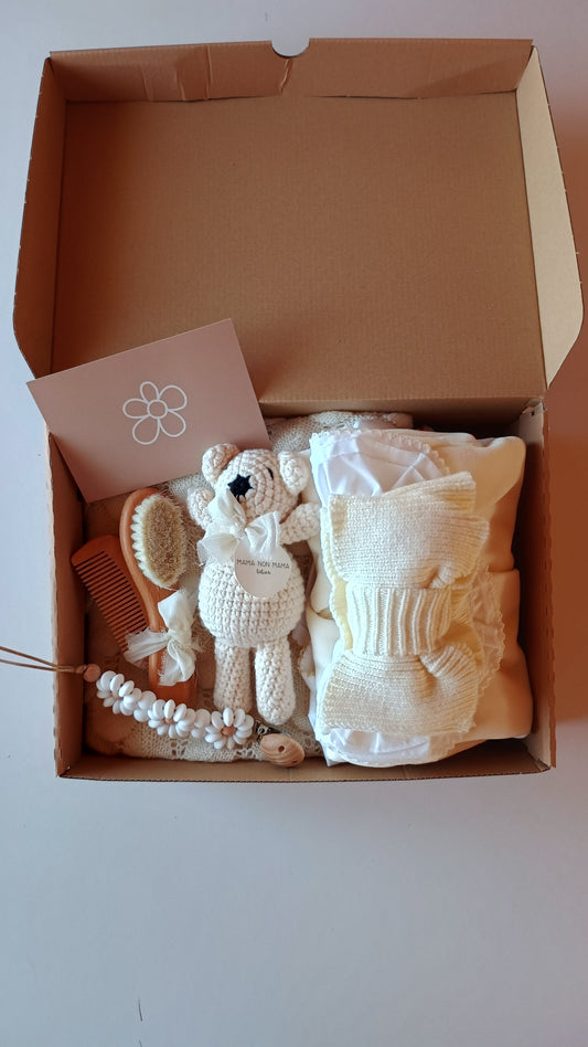 Box nascita crema 10 pezzi