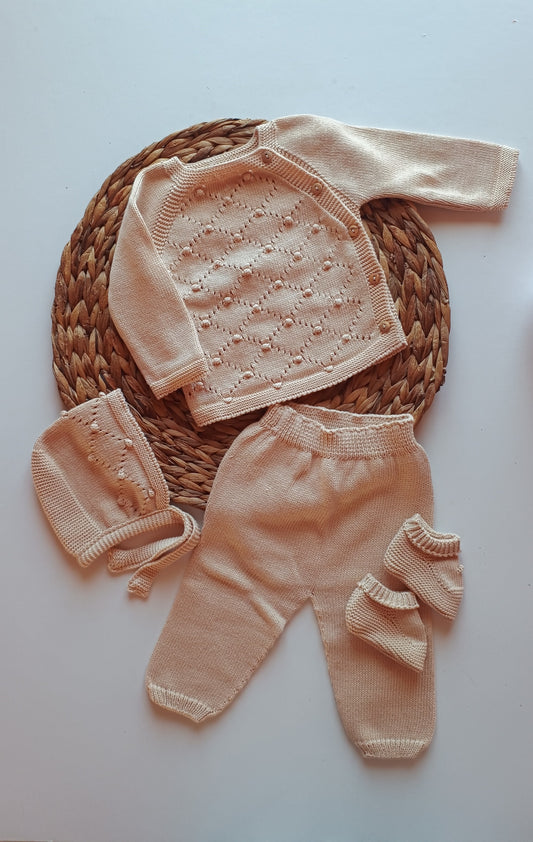 Completo PICCOLO DIAMANTE 4 pezzi cotone 100%