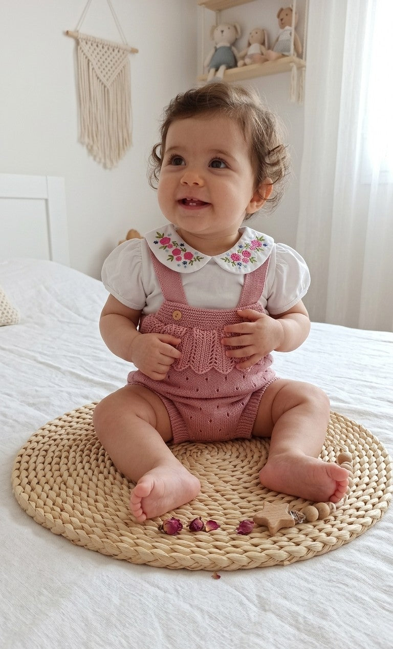 Completo FRAGOLINA body+salopette