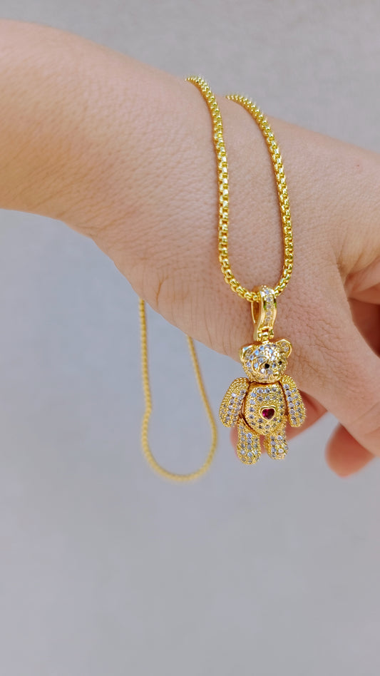 Collana orsetto CUORE