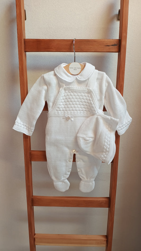 Completo 3 pezzi bianco P/E