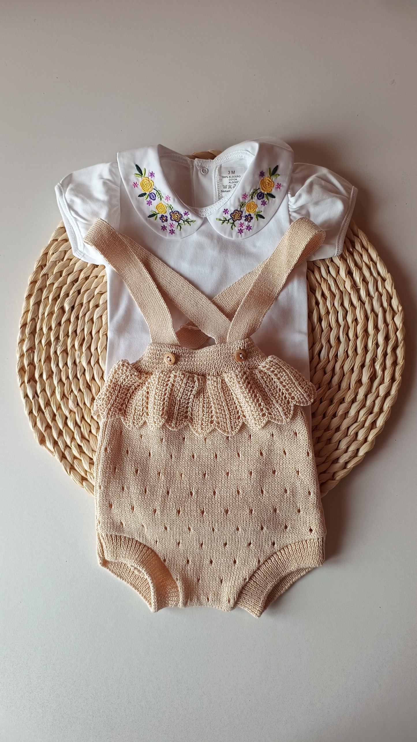 Completo FRAGOLINA body+salopette