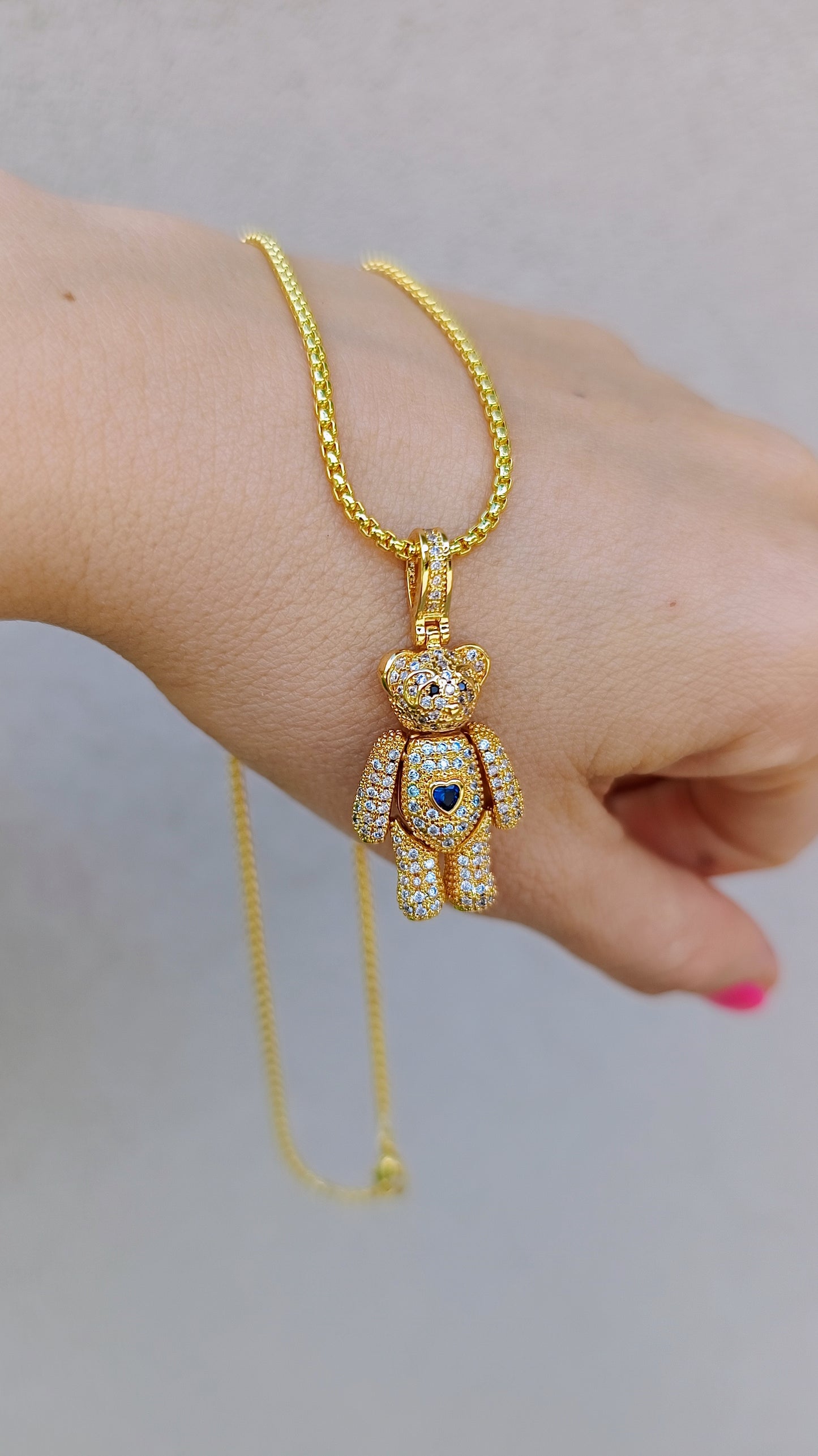Collana orsetto CUORE