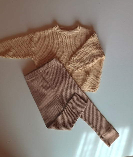 Look 2 pezzi cotone caldo 100% autunno/inverno
