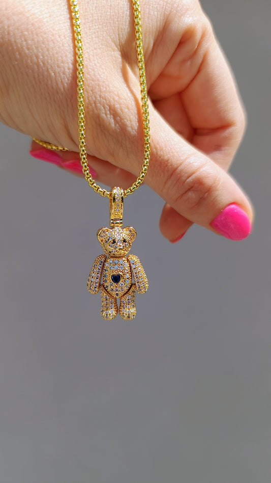 Collana orsetto CUORE