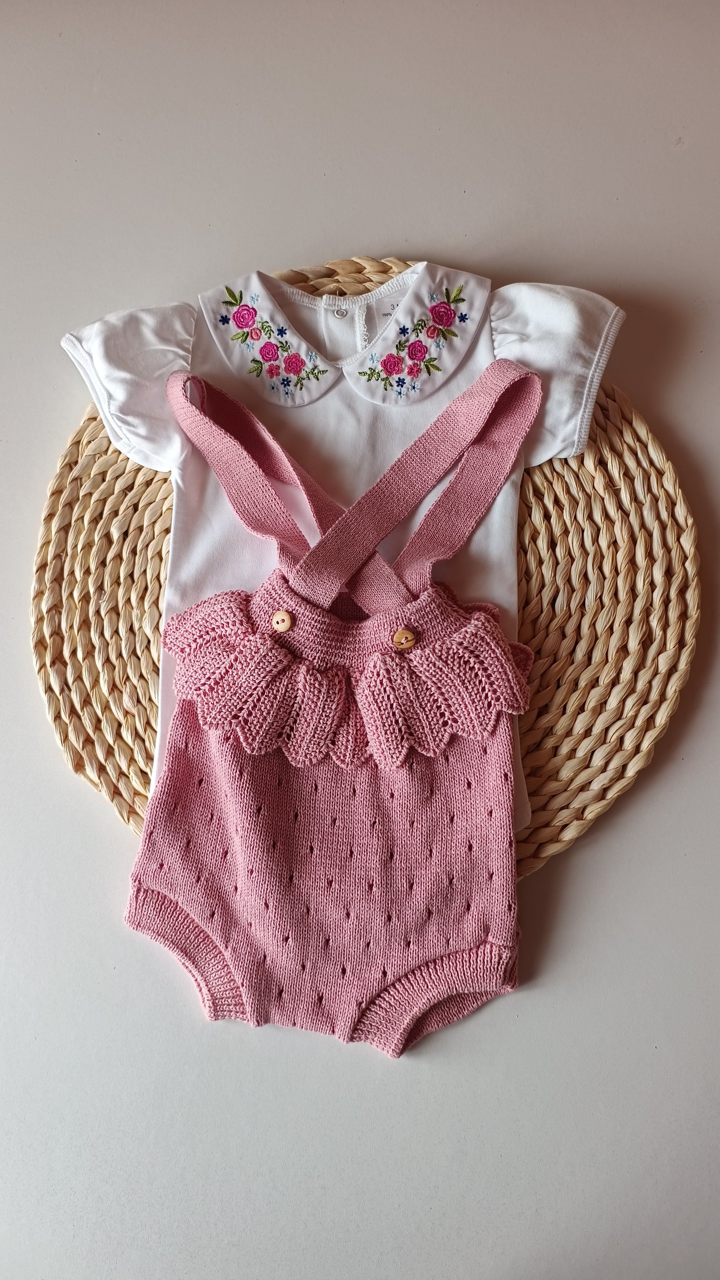 Completo FRAGOLINA body+salopette